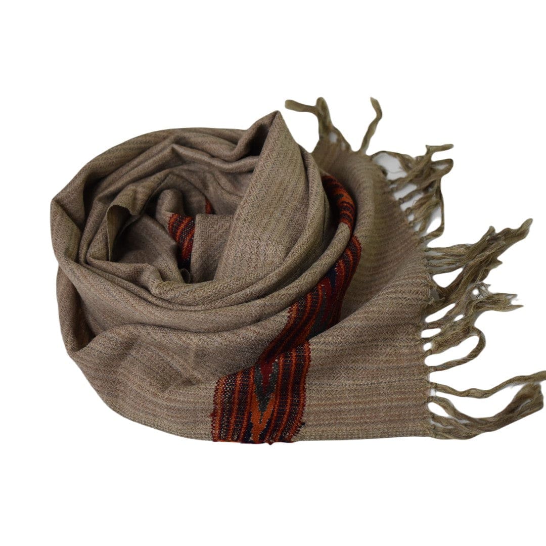 Esarfa - Fular Unisex din Lana de Yak & Merino - Natural Gray - > Cod: NEWYAK4 Esarfa Fular