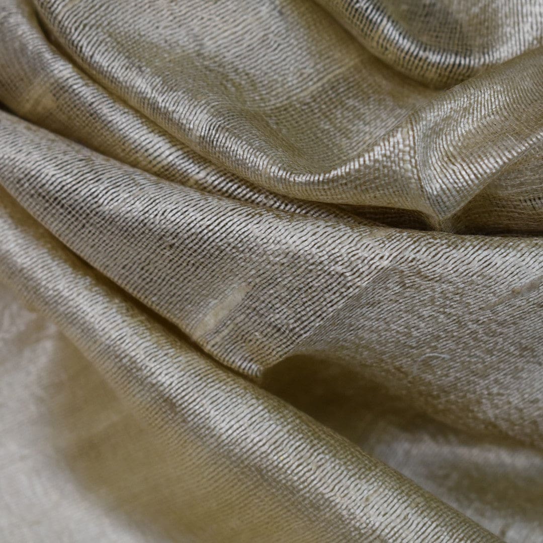 Esarfa-Sal din Matase Naturala Dupioni Raw Silk - Bej -> Cod:DupionSilk - esarfa sal din matase naturala dupioni raw silk