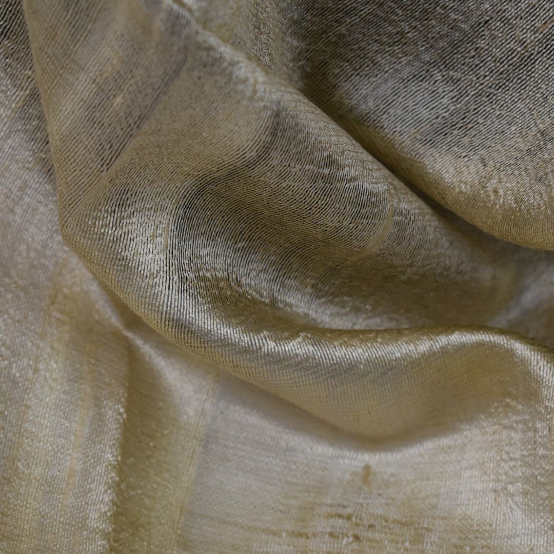 Esarfa-Sal din Matase Naturala Dupioni Raw Silk - Bej -> Cod:DupionSilk - esarfa sal din matase naturala dupioni raw silk