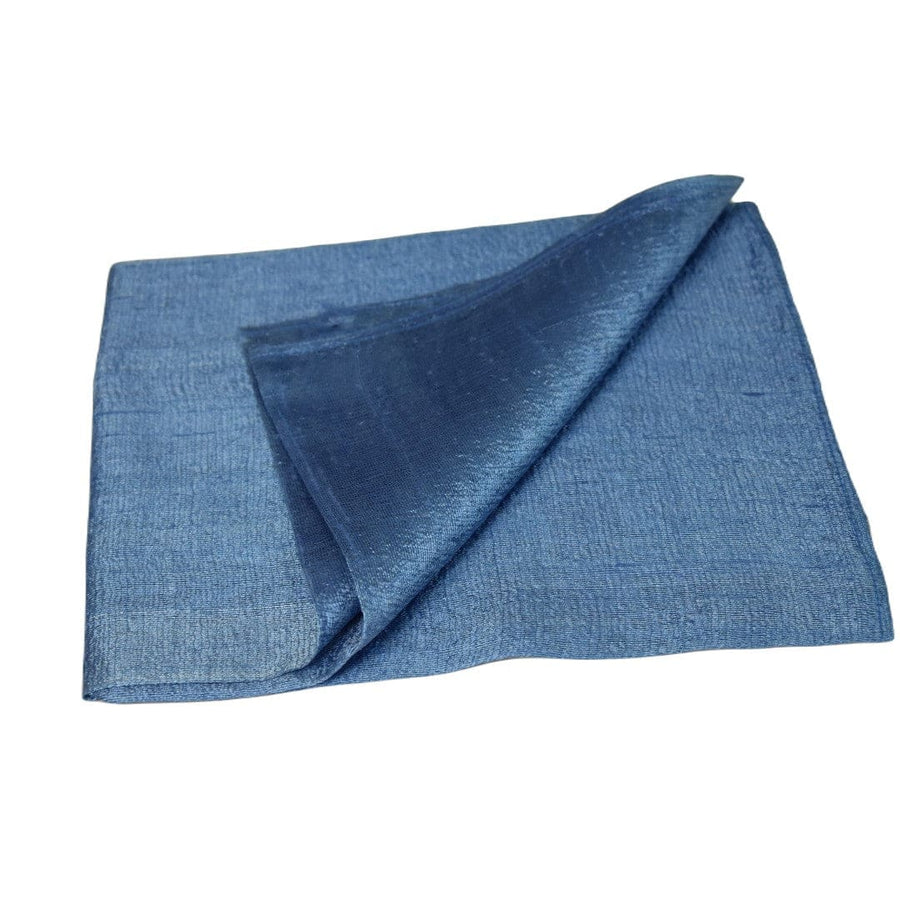 Esarfa-Sal din Matase Naturala Dupioni Raw Silk - Blue Ciel -> Cod: DupionSilk8 - esarfa sal din matase naturala dupioni raw silk