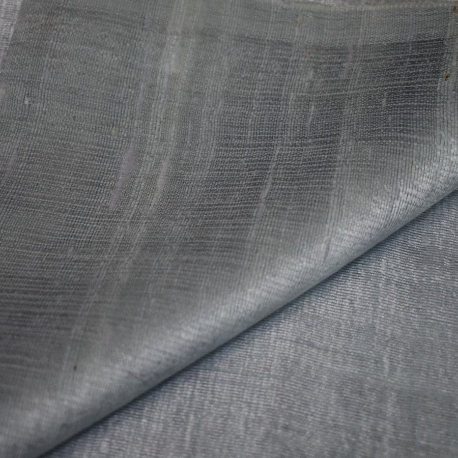 Esarfa-Sal din Matase Naturala Dupioni Raw Silk - Blue Gray -> Cod: DupionSilk7 - esarfa sal din matase naturala dupioni raw silk