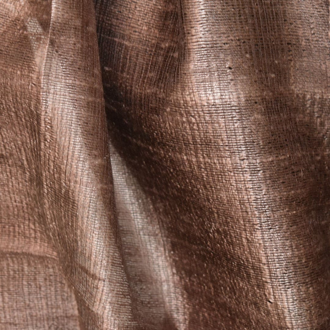 Esarfa-Sal din Matase Naturala Dupioni Raw Silk - Ciocolatiu Caramel-> Cod: DupionSilk6 - esarfa sal din matase naturala dupioni raw silk