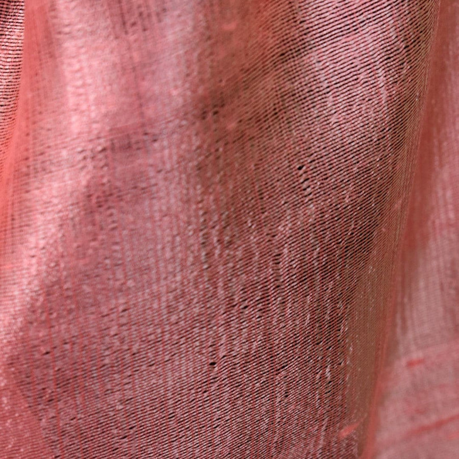 Esarfa-Sal din Matase Naturala Dupioni Raw Silk -Fuzzy Peach (Culoarea Pantone a anului 2024) -> Cod: Dupioni7 - esarfa sal din matase