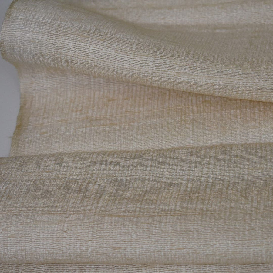 Esarfa-Sal din Matase Naturala Dupioni Raw Silk - Ivory Beige-> Cod: DupionSilk3 - esarfa sal din matase naturala dupioni raw silk