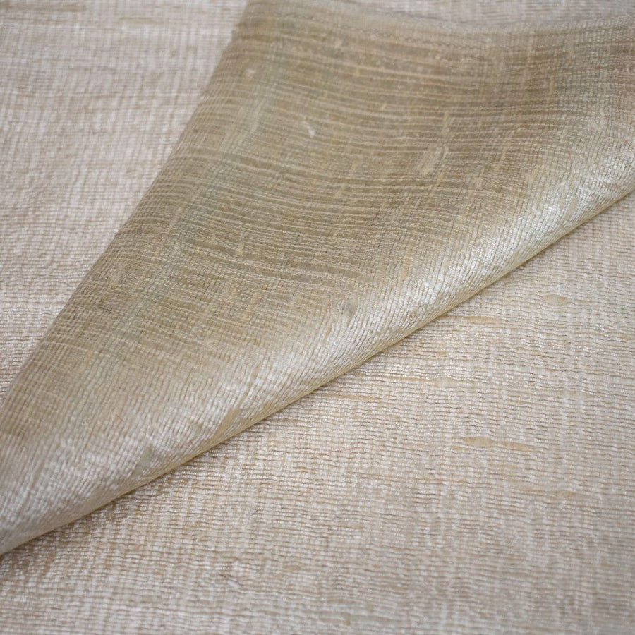 Esarfa-Sal din Matase Naturala Dupioni Raw Silk - Ivory Beige-> Cod: DupionSilk3 - esarfa sal din matase naturala dupioni raw silk