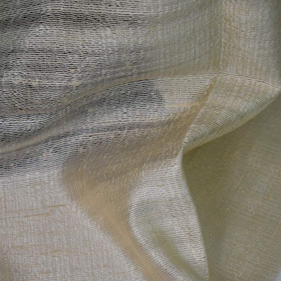 Esarfa-Sal din Matase Naturala Dupioni Raw Silk - Ivory Beige-> Cod: DupionSilk3 - esarfa sal din matase naturala dupioni raw silk