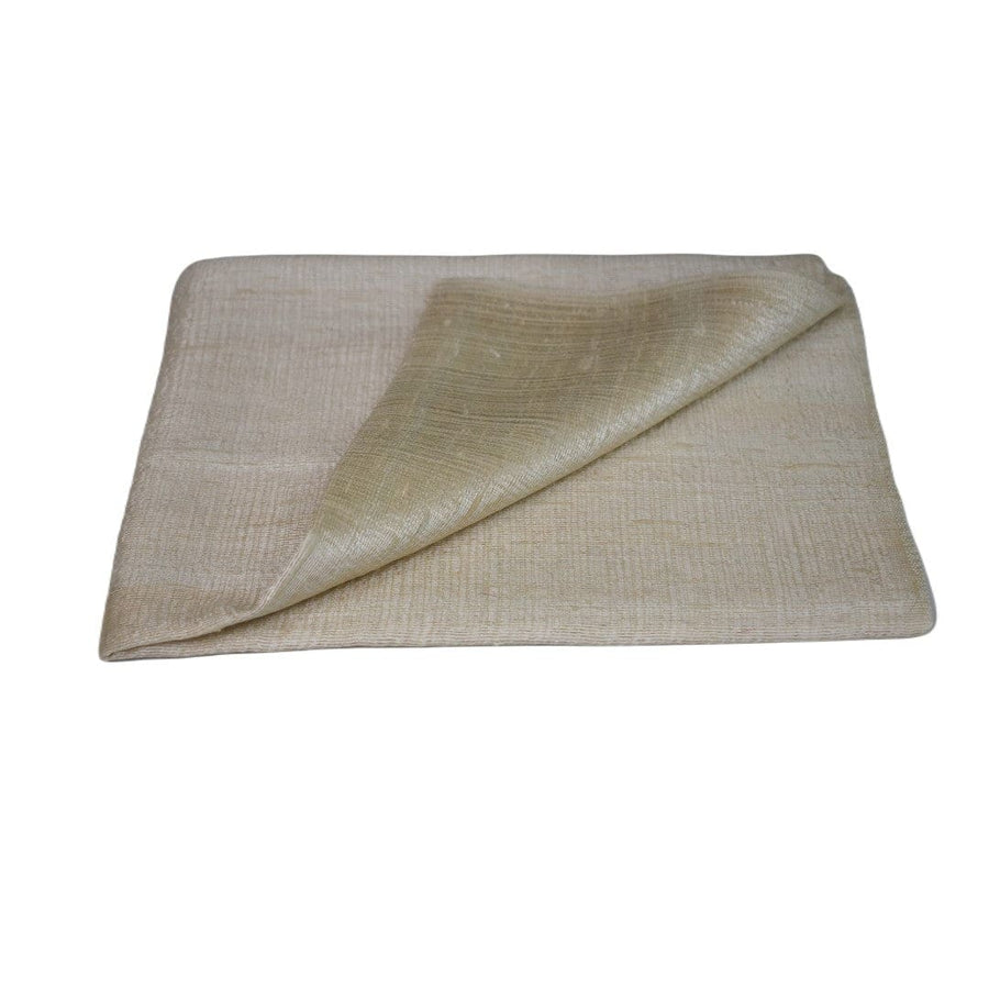 Esarfa-Sal din Matase Naturala Dupioni Raw Silk - Ivory Beige-> Cod: DupionSilk3 - esarfa sal din matase naturala dupioni raw silk