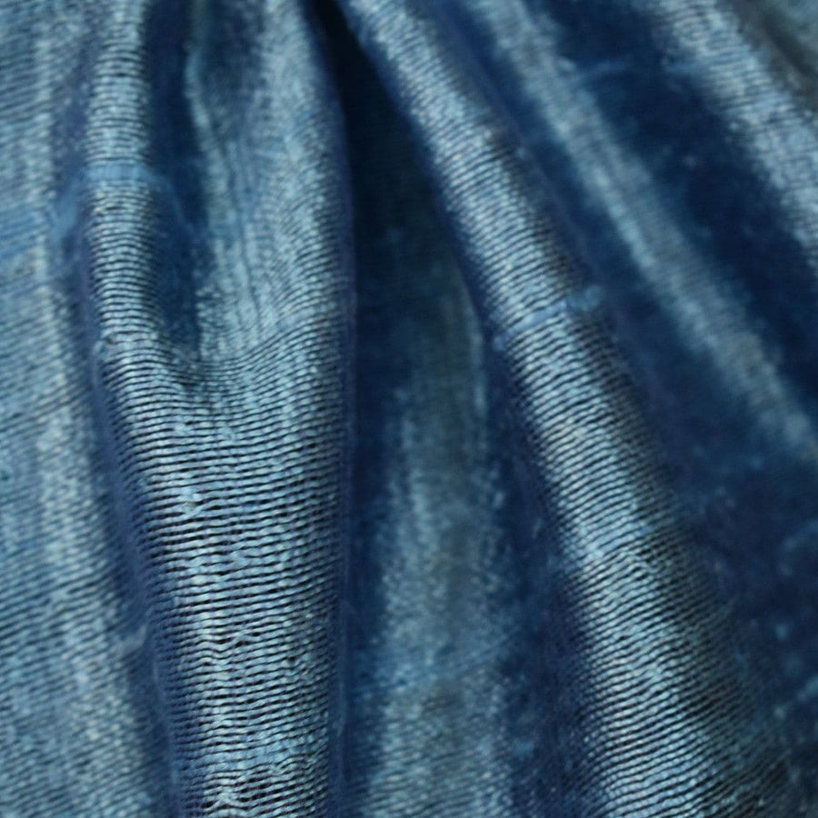 Esarfa-Sal din Matase Naturala Dupioni Raw Silk - Prussian Blue -> Cod: Dupion9 - esarfa sal din matase naturala dupioni raw silk