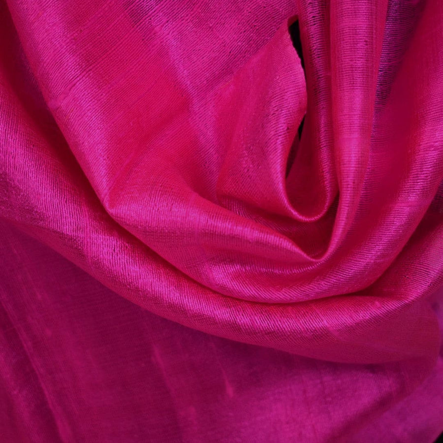 Esarfa-Sal din Matase Naturala Dupioni Raw Silk -Roze Magenta -> Cod: DupionSilk2 - esarfa sal din matase naturala dupioni raw silk