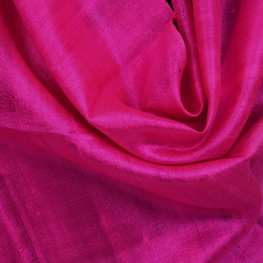 Esarfa-Sal din Matase Naturala Dupioni Raw Silk -Roze Magenta -> Cod: DupionSilk2 - esarfa sal din matase naturala dupioni raw silk