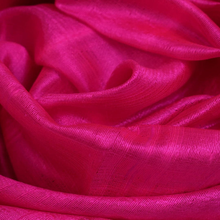 Esarfa-Sal din Matase Naturala Dupioni Raw Silk -Roze Magenta -> Cod: DupionSilk2 - esarfa sal din matase naturala dupioni raw silk