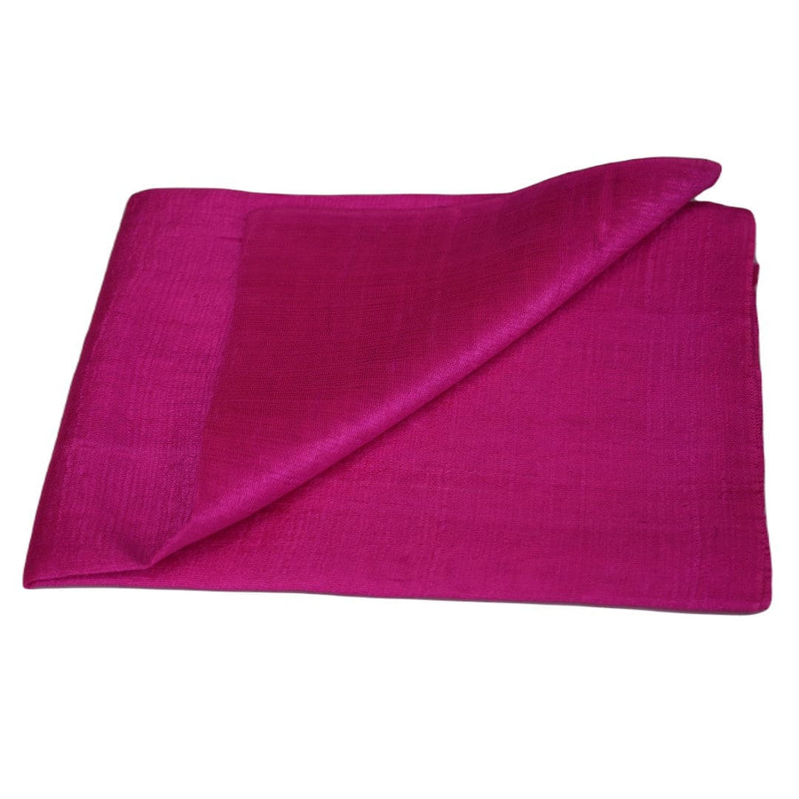 Esarfa-Sal din Matase Naturala Dupioni Raw Silk -Roze Magenta -> Cod: DupionSilk2 - esarfa sal din matase naturala dupioni raw silk