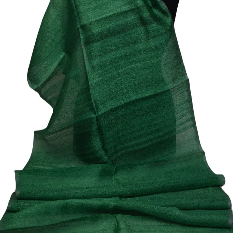 Esarfa-Sal din Matase Naturala Dupioni Raw Silk - Verde Smarald -> Cod:Dupion46 - esarfa sal din matase naturala dupioni raw silk
