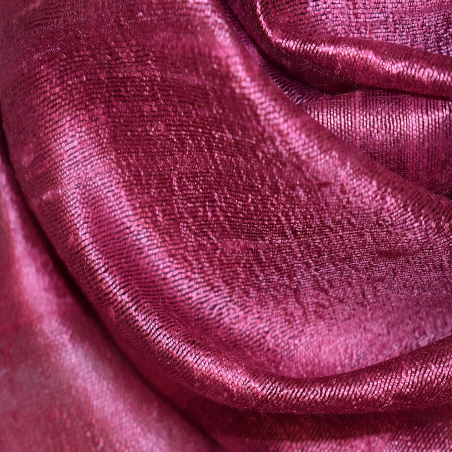 Esarfa-Sal din Matase Naturala Dupioni Raw Silk - Wine Magenta Shade -> Cod:Dupion6 - esarfa sal din matase naturala dupioni raw silk