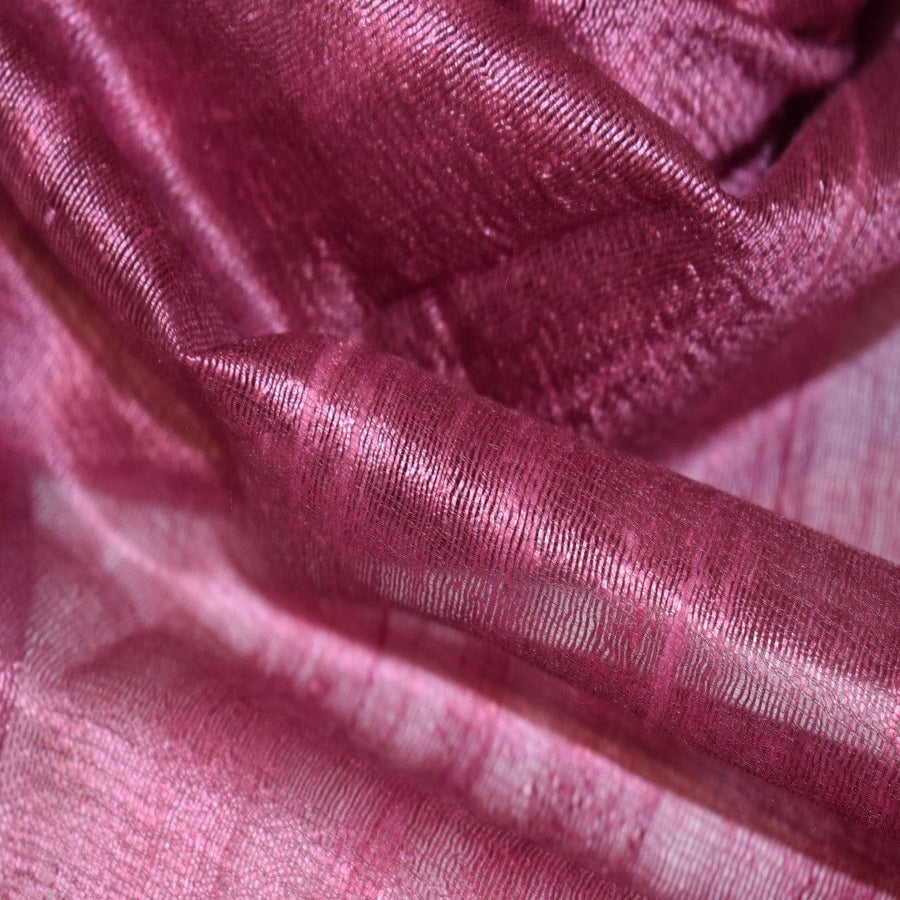 Esarfa-Sal din Matase Naturala Dupioni Raw Silk - Wine Magenta Shade -> Cod:Dupion6 - esarfa sal din matase naturala dupioni raw silk