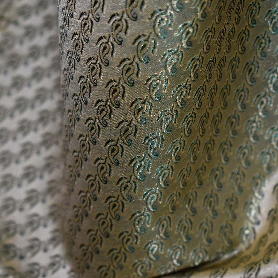 Esarfa-Sal - Handloom Banarasi Katan Silk Brocart /Mulberry Silk & Zari Border-> Brocart1 - esarfa Sal Banarasi Katan Silk Brocart