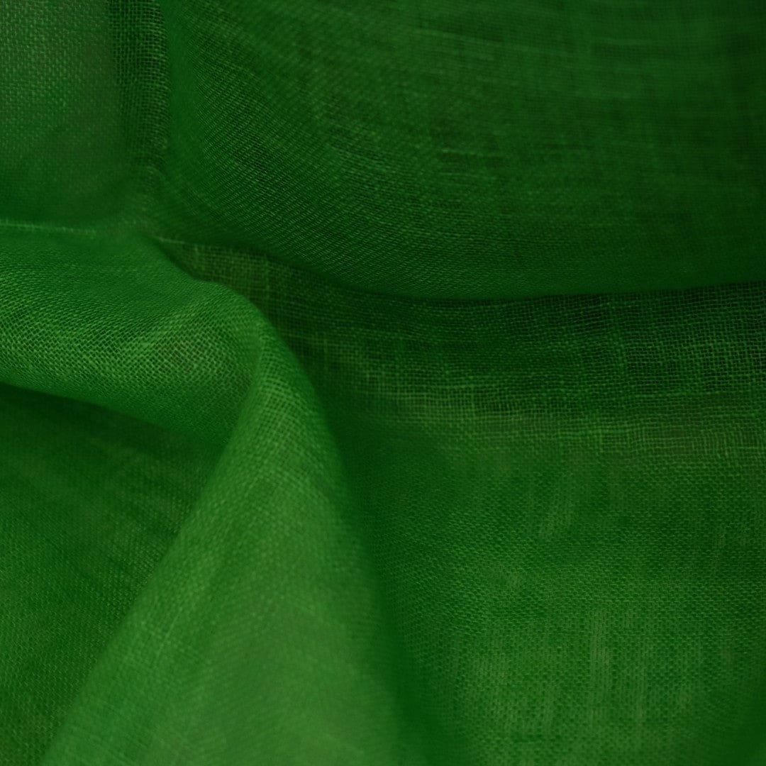 Esarfa-Sal tesuta manual din 100% IN (Linen 100% ) -Forest Green -> Cod: Linen4 - esarfa din Linen (in)