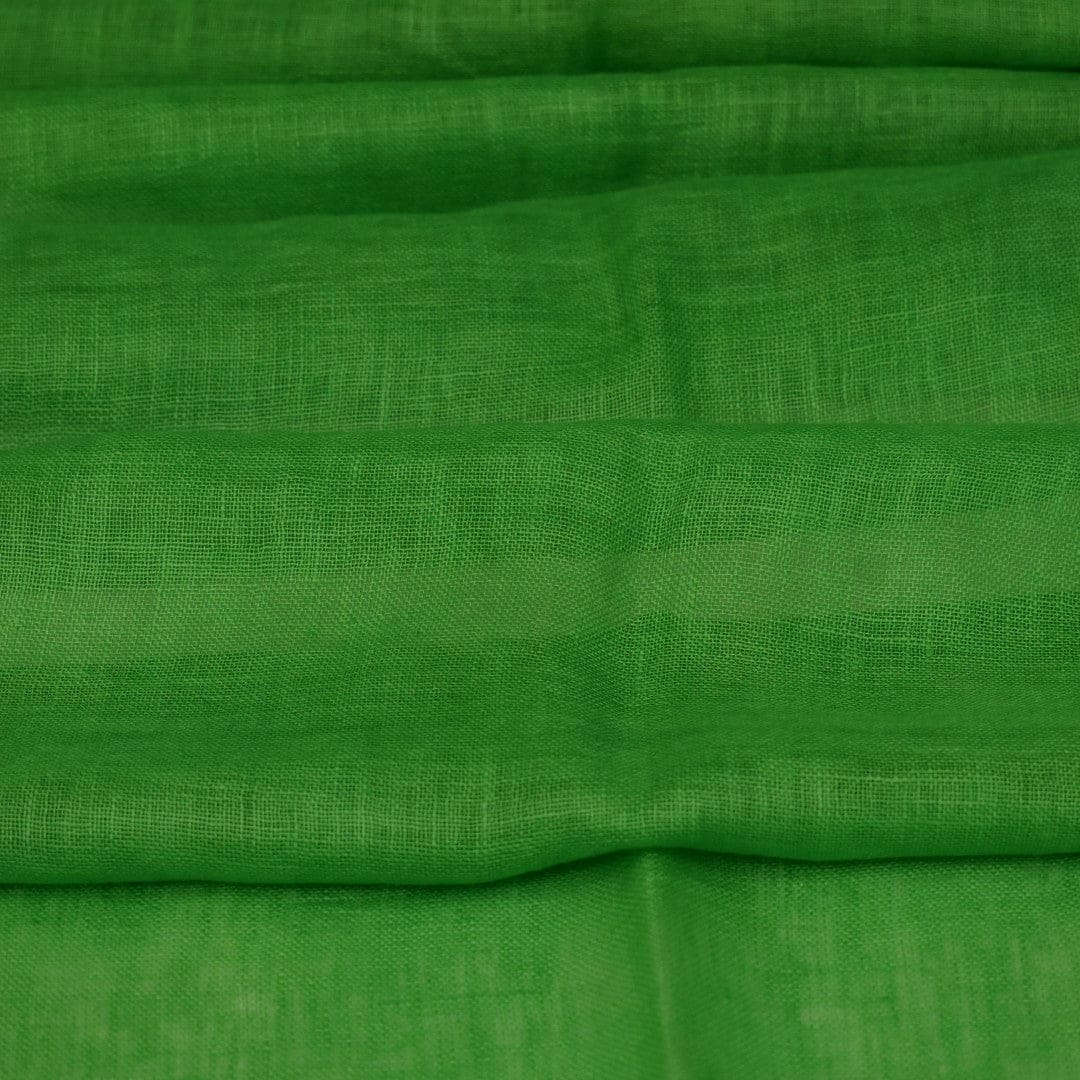 Esarfa-Sal tesuta manual din 100% IN (Linen 100% ) -Forest Green -> Cod: Linen4 - esarfa din Linen (in)