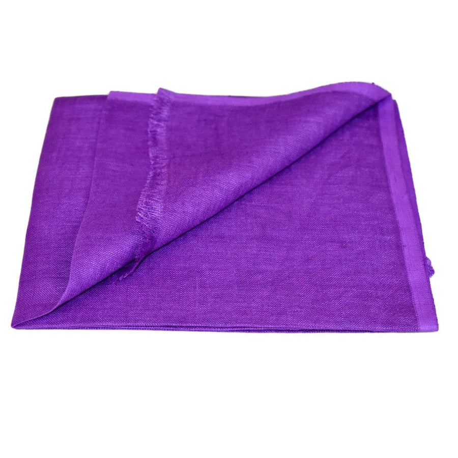 Esarfa-Sal tesuta manual din 100% IN (Linen 100% ) - Fresh Lavander -> Cod: Linen10 - esarfa din Linen (in)