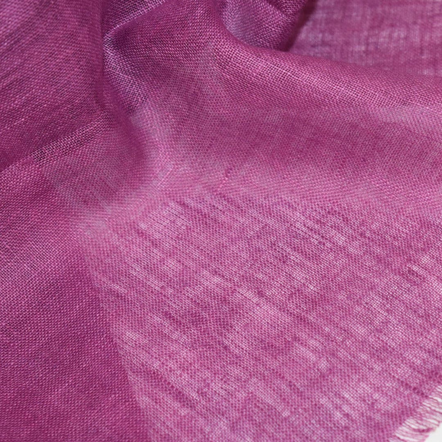 Esarfa-Sal tesuta manual din 100% IN (Linen 100% ) -Lilac Lavander -> Cod: Linen12 - esarfa din Linen (in)