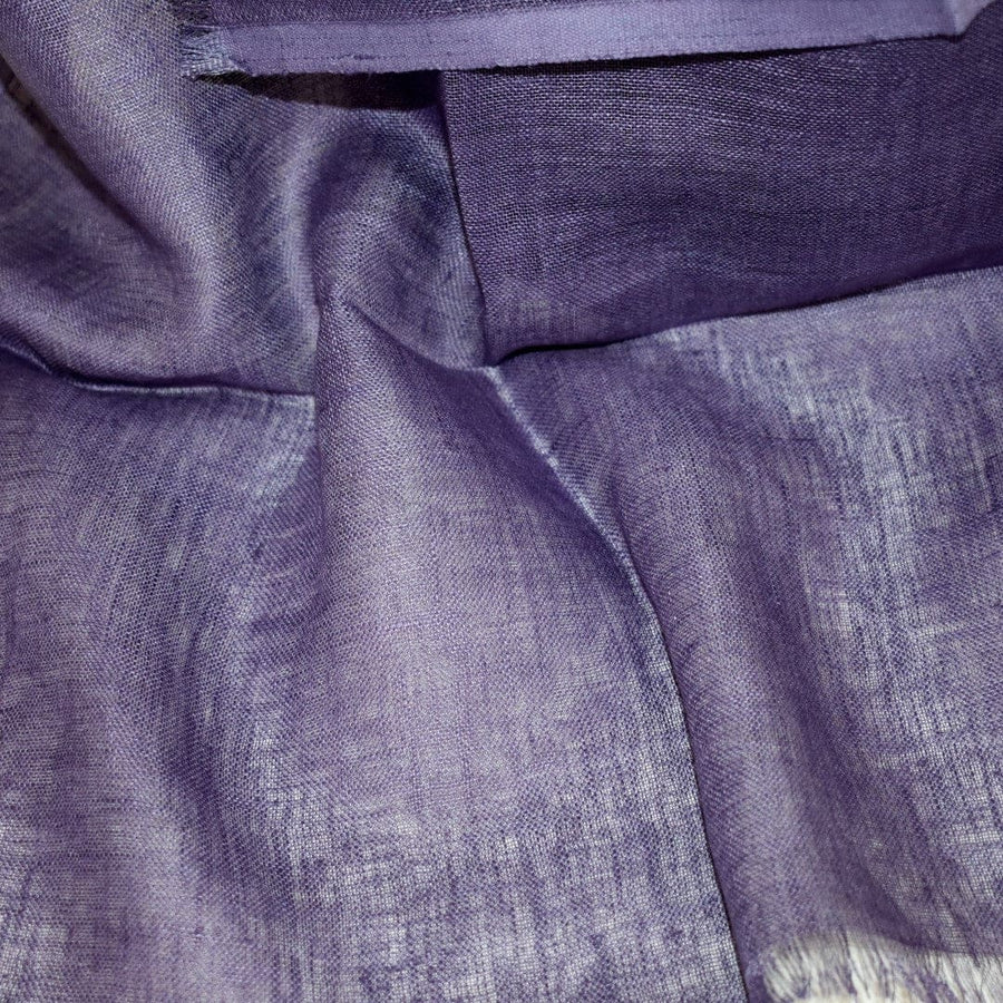 Esarfa-Sal tesuta manual din 100% IN (Linen 100% ) - Mov Lavander -> Cod: Linen16 - esarfa din Linen (in)