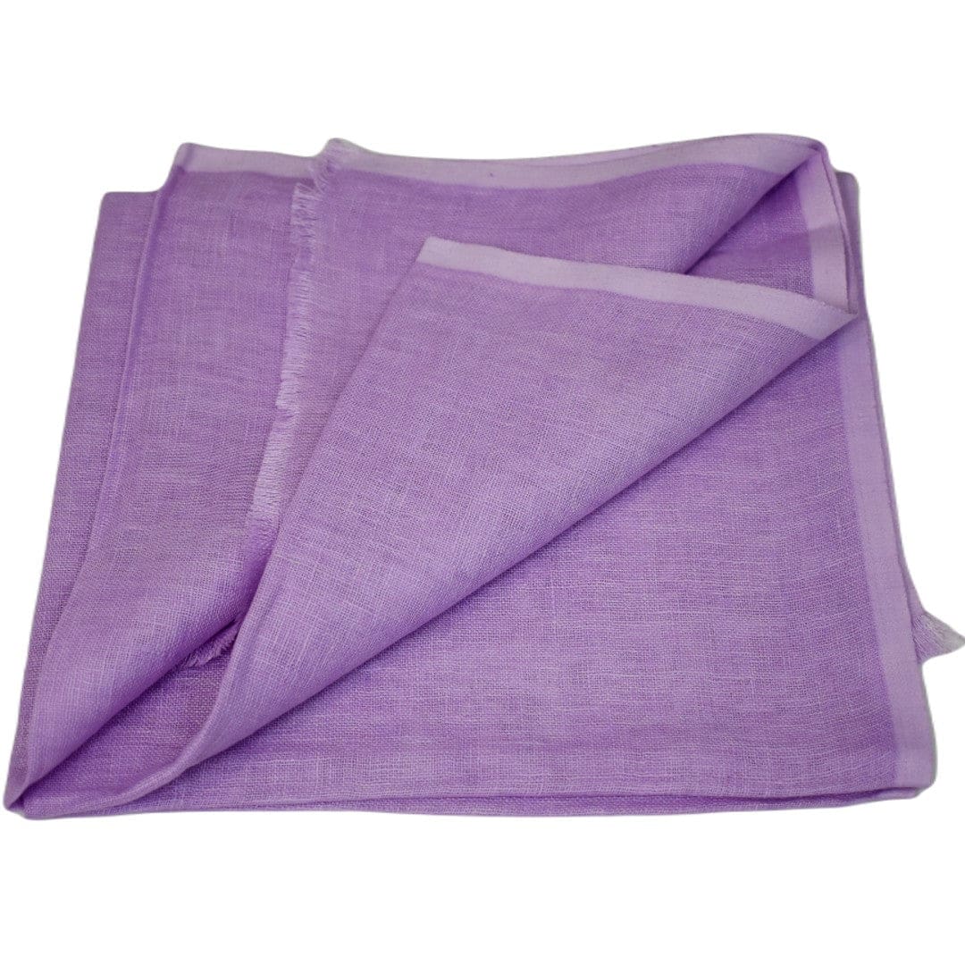 Esarfa-Sal tesuta manual din 100% IN (Linen 100% ) - Mov Lilac -> Cod: Linen5 - esarfa din Linen (in)