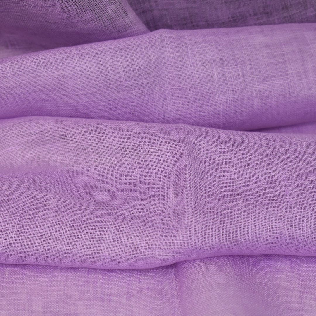 Esarfa-Sal tesuta manual din 100% IN (Linen 100% ) - Mov Lilac -> Cod: Linen5 - esarfa din Linen (in)