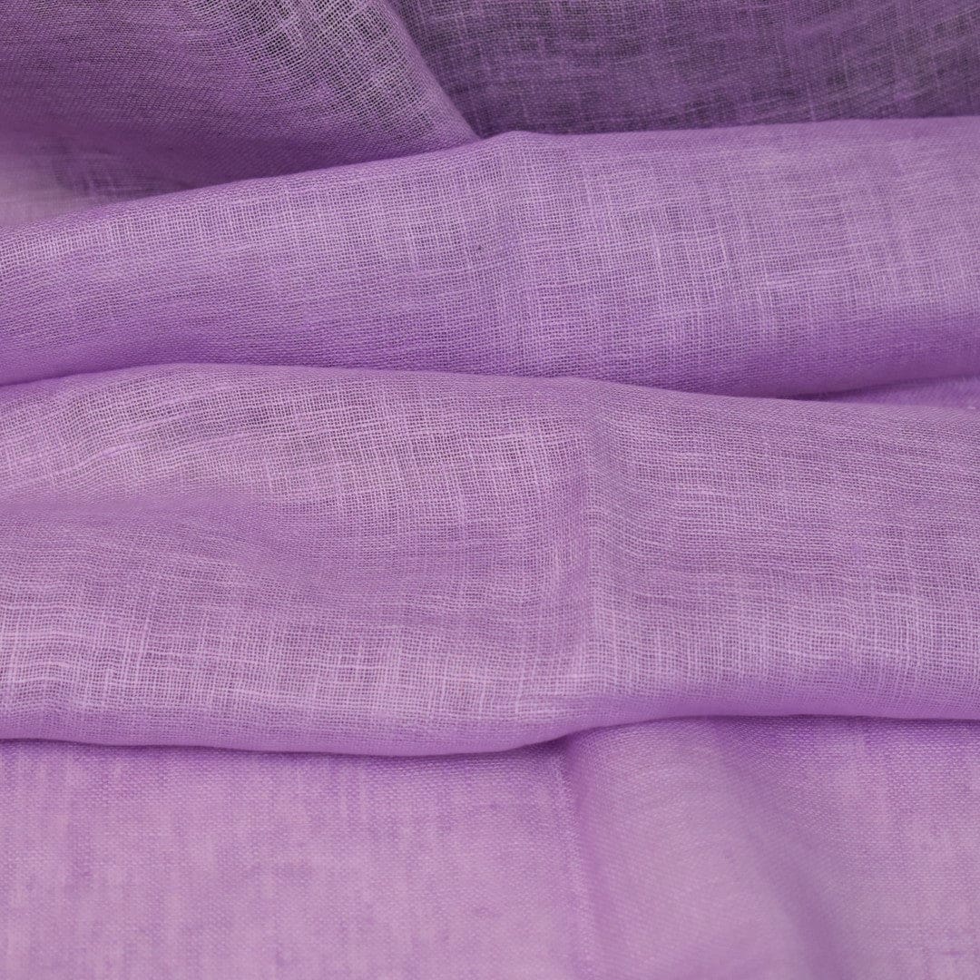 Esarfa-Sal tesuta manual din 100% IN (Linen 100% ) - Mov Lilac -> Cod: Linen5 - esarfa din Linen (in)