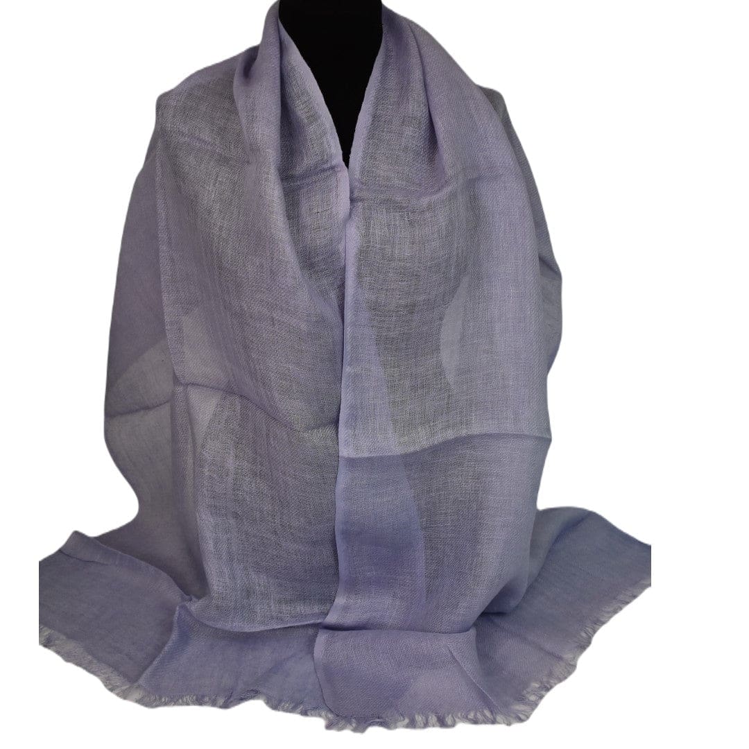 Esarfa-Sal tesuta manual din 100% IN (Linen 100% ) -Purple Blue -> Cod: IN20 - esarfa din Linen (in)