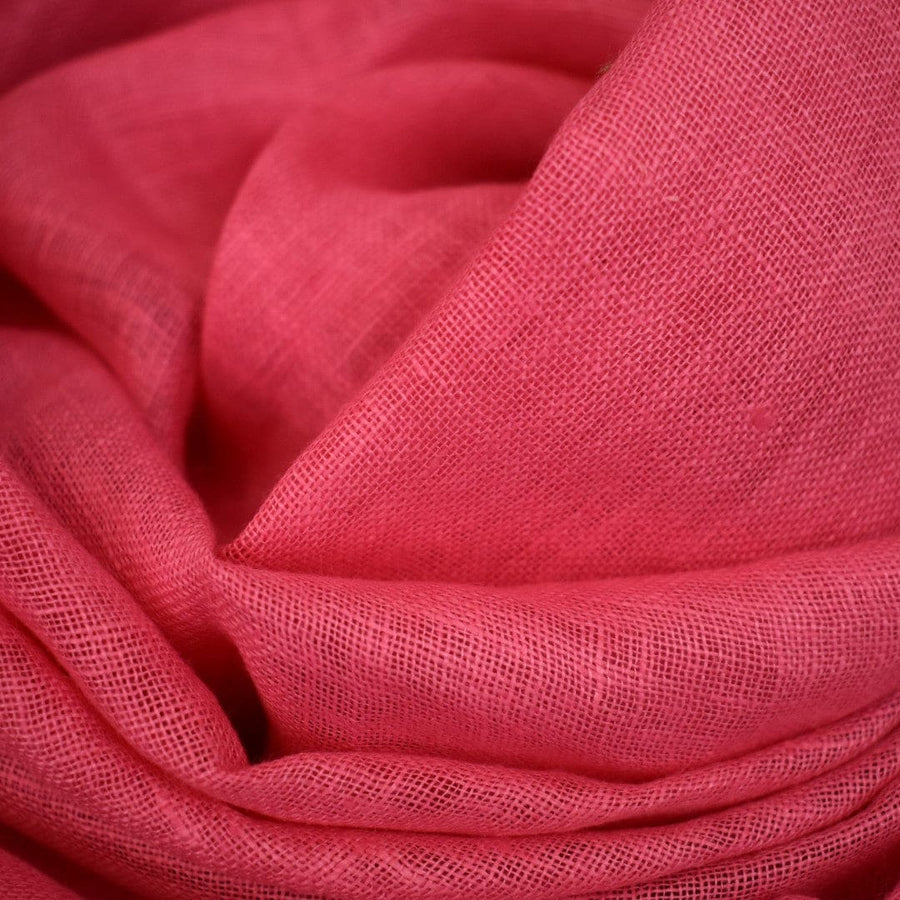 Esarfa-Sal tesuta manual din 100% IN (Linen 100% ) - Rose -> Cod: Linen9 - esarfa din Linen (in)