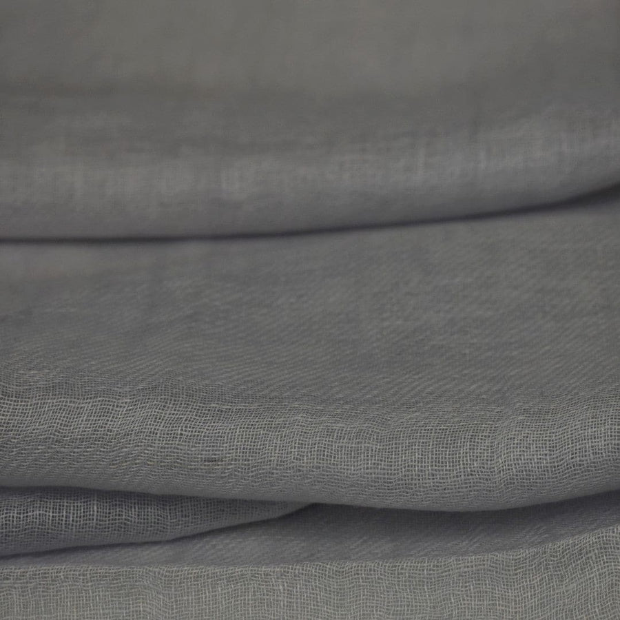 Esarfa-Sal tesuta manual din 100% IN (Linen 100% ) - Steel Gray-> Cod: IN22 - esarfa din Linen (in)