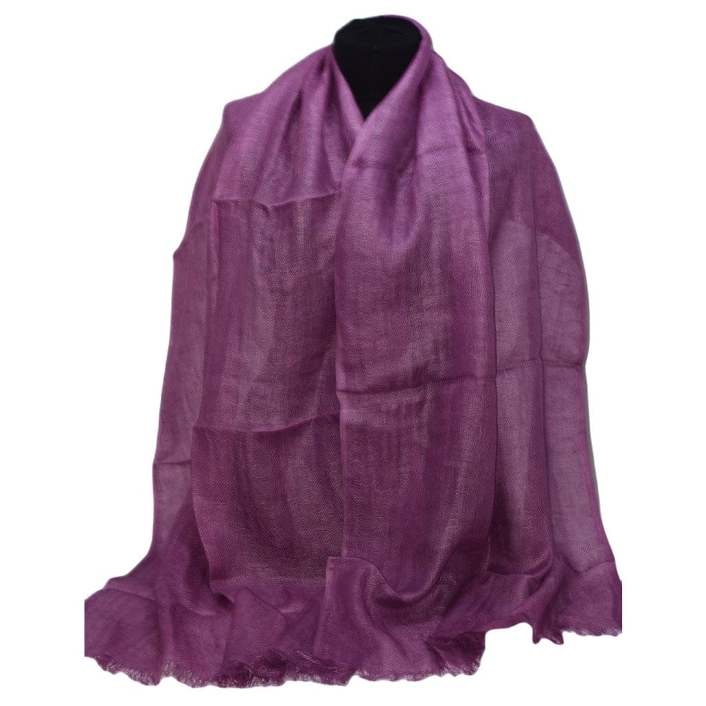 Esarfa-Sal tesuta manual din 100% IN (Linen 100%) - Lavander Shades -> Cod: IN09 - esarfe sal din 100% in